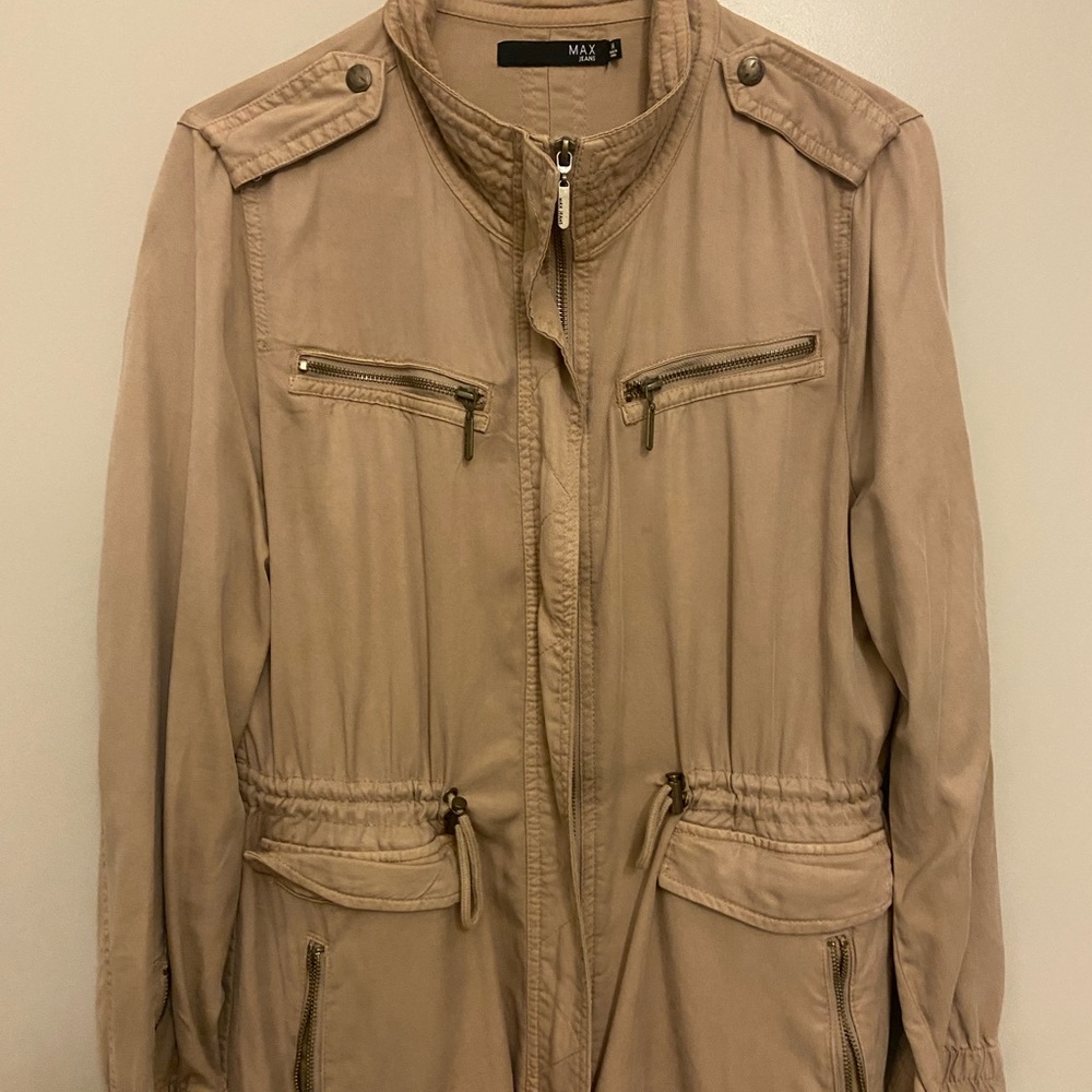 MAX Jean safari tan chambray cotton jacket